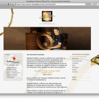 Tonnellerie Chassin Père & Fils | Webdesign