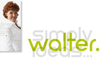 simply walter. simply ideas ...: Visitenkarte & Logo