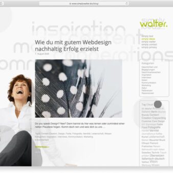 bezz. graphic design: simply walter. simply ideas ...: Website